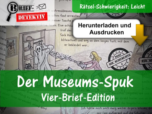 Museums Spuk Vier Brief Edition